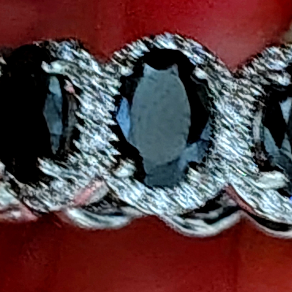 Sophisticated Black and Silver Bracelet